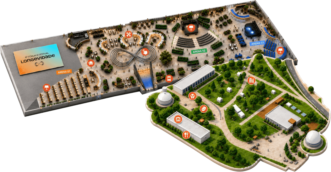 Mapa do evento